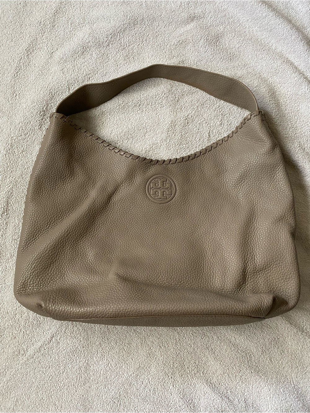 Tory Burch Marion Whipstitch Hobo bag Pebbled Leather - Picture 5 of 15